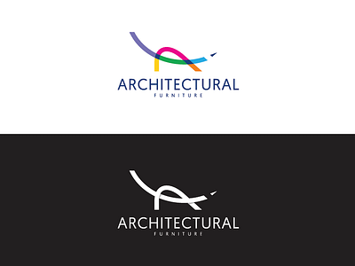 Architectural Furniture a chair design furniture identity logo mark mistershot monogram
