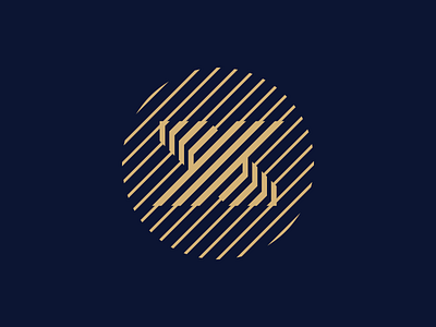 X2 Monogram Drbbbl 3d gold illusion lines logo logotype mark modernism monogram symbol x