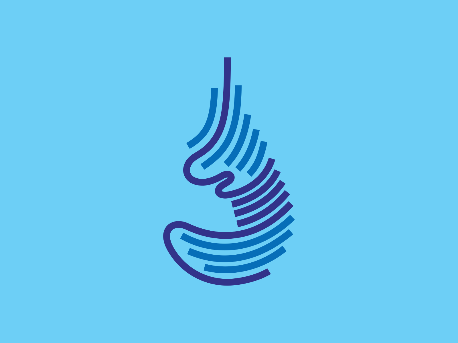 Droplet Hand Logo by MisterShot on Dribbble