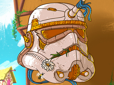 Imperial Stormtrooper helmet (KNIGHTLY) helmet knightly medival starwars stormtrooper stylization