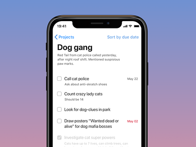 Weekly UI #1 — ToDo List