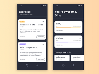 Weekly UI #8 — Reminder app daily dailyui exercises ios mobile reminder training weeklyui