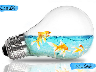 Photo Manipulation - Water Splash in Bulb