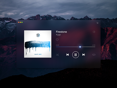 Music Player — DailyUI #009