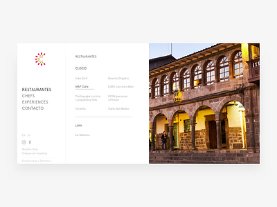 Cusco Restaurants - Web Design