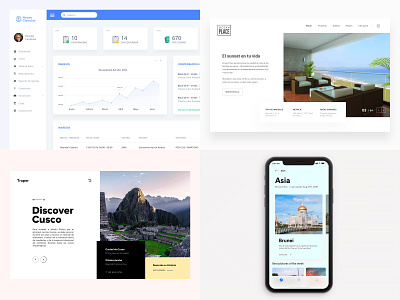 2018 Top 4 animation app clean app dashboard interaction lima motion peru real state travel ui ui design user experience ux design