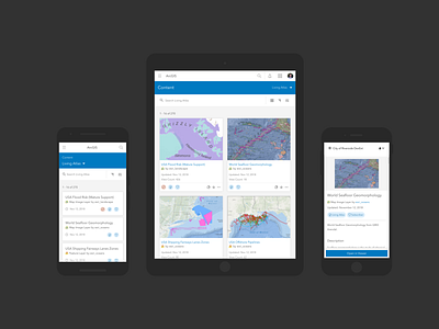 ArcGIS Online: Browse content browse search ui ux