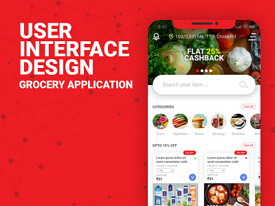 User Interface Design for a Grocery Mobile App ui ux uxr