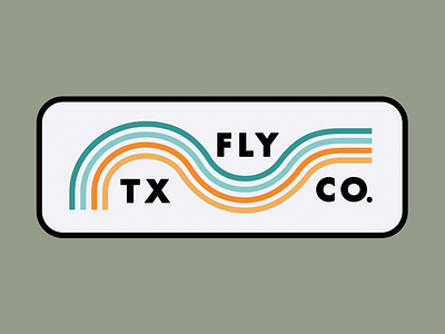 River Wave adventure apparel branding design fly flyfish flyfishing illustration rio river rivers texas thicklines trout type wave