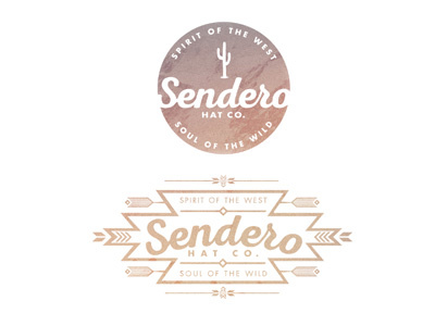 Sendero Hat Co. adventure apparel design hats illustration patch sendero southwest wilderness