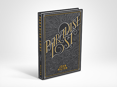 Paradise Lost book cover cover design lost paradise paradise lost type typography