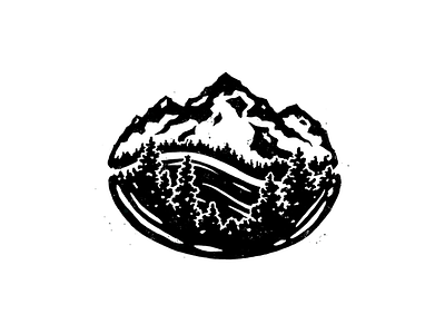 Bean Mountain adventure apparel barista coffee design espresso grit ink mountains print texture wilderness