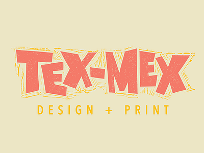 Tex-Mex blockprint fiesta icon illustration ink mexico papercut surf texas texmex