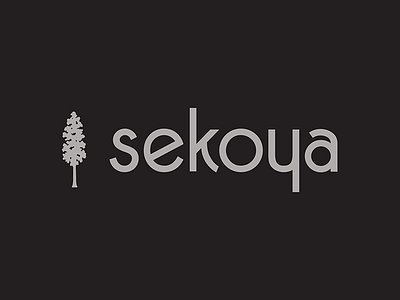 Sekoya adventure brand lifestyle logo logotype outdoor tree type