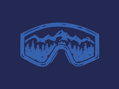 Mountain Goggles goggles mountain ski skiing slopes snow snowboard trees winter