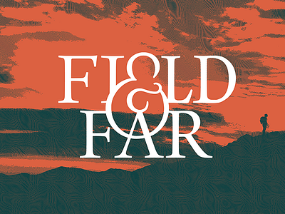 Field & Far adventure ampersand branding colorado design far field logo logotype mountains type typography