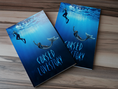 Cursed Lovestory book cover graphicdesign manipulation wattpad