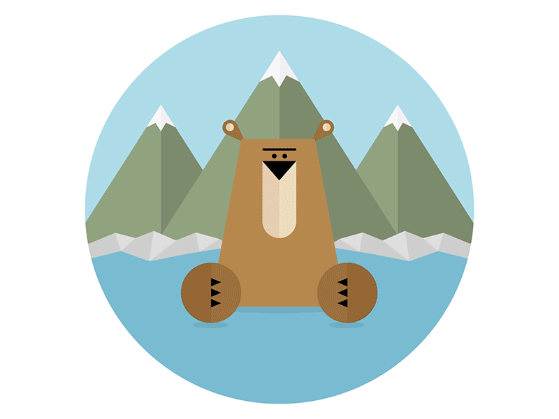 The Frustrated Bear animation bear bears gif