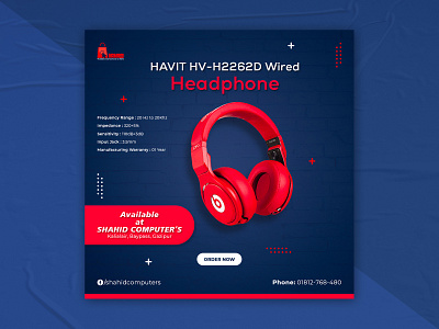 Social Media Banner | Headphone Ads Post 3d animation art banner branding design facebook ad facebook banner graphic design icon illustration instragram post latter logo motion graphics social media post typography ui