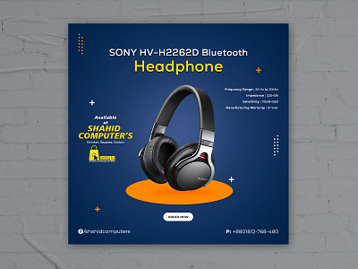 Social Media Banner | Headphone Ads Post