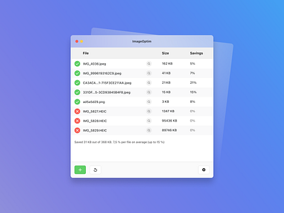 Desktop app redesign concept