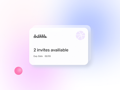 2 Dribbble Invites