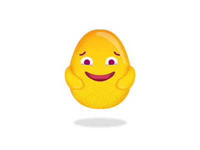 Yellow Ballooney balloon branding chracter cute design icon illustration kids logo ui vector