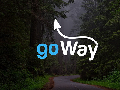 GoWay Minimalist travel Logo Design