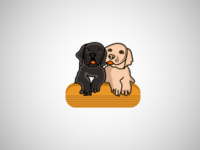 Dog Friend Lover Logo