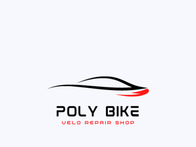 Poly Bike Logo bike logo logo logo for bike logodesign