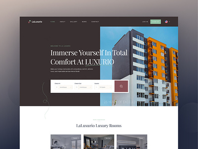Hotel Booking Website Template 2021 trend booking clean design agency hotel booking hotel cabin hotel room minimal reservation resort room booking tourism travel agency trip ui design uiux website