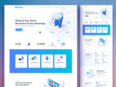 NeoBot - AI Startup Website Template