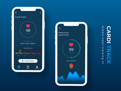 Carditrack - Heart tracking UI
