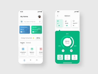 Home monitoring Dashboard | Daily UI 21 daily ui daily ui 21 dashboard design digital home home mobile ui monitoring smart home ui ux