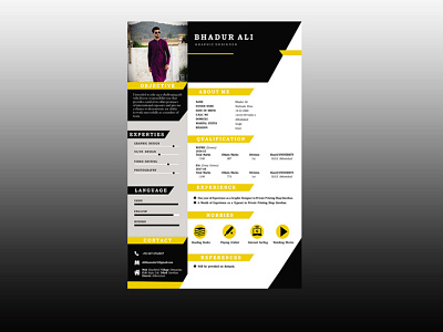 CV design for my Client branding cv design cv resume design graphic design icon illustrator photoshop