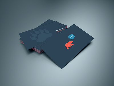 Bear Business Cards By Heather White On Dribbble