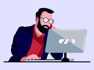 Work Flat Illustration