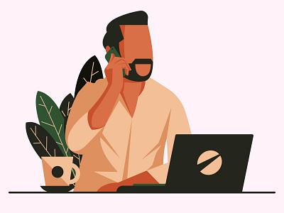 Businessman Flat Illustration