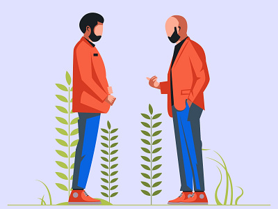 Discussion Flat Illustration