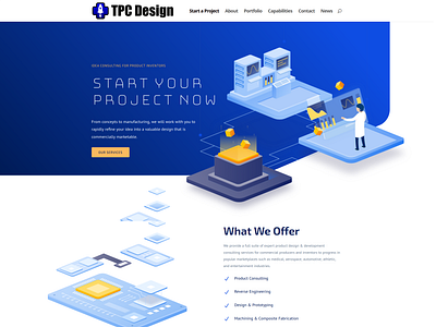 Web Design Leader SEO Portfolio Start a Project TPC Design