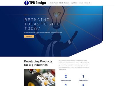 Web Design Leader SEO Portfolio About TPC Design