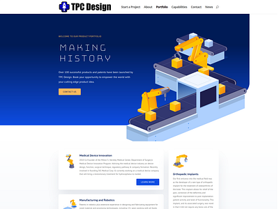 Web Design Leader SEO Portfolio Products TPC Design