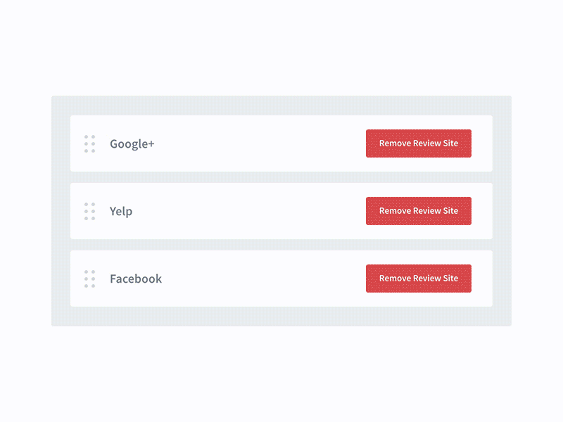 WIP: Removable delete drag and drop list remove reviews sortable