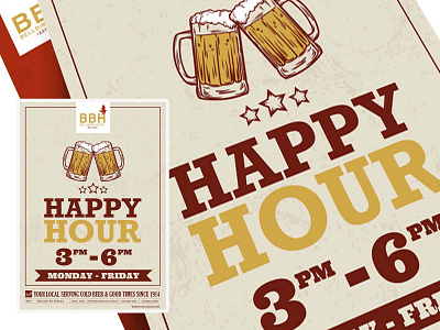 Happy Hour Flyer