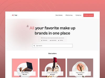 Yogo design typography ui user experience design user interface design ux website