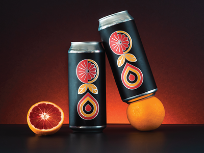 Citrus Got Real beer branding brewery can citrus flower fruit illustration ipa label minnesota orange packaging product photography vector women
