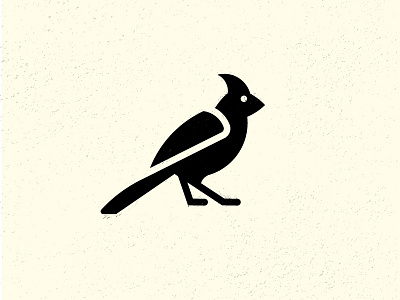 Put a bird on it. bird cardinal icon logo mark stamp