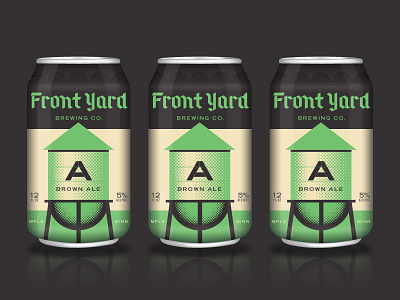 Cans too eh? beer brewery brewing can halftone identity illustration minneapolis monogram packaging