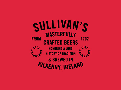 You Killed Kenny beer brewing craft ireland irish lockup texture type typography