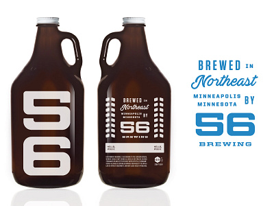 Something to Growl About beer bottle brewery brewing growler minneapolis package script type typography